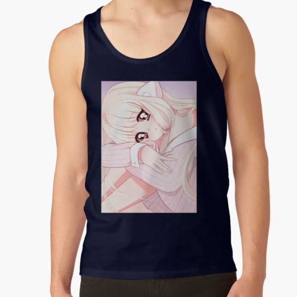 Retro Inspired Graphic Artwork Chobits Tank Top - Image 5