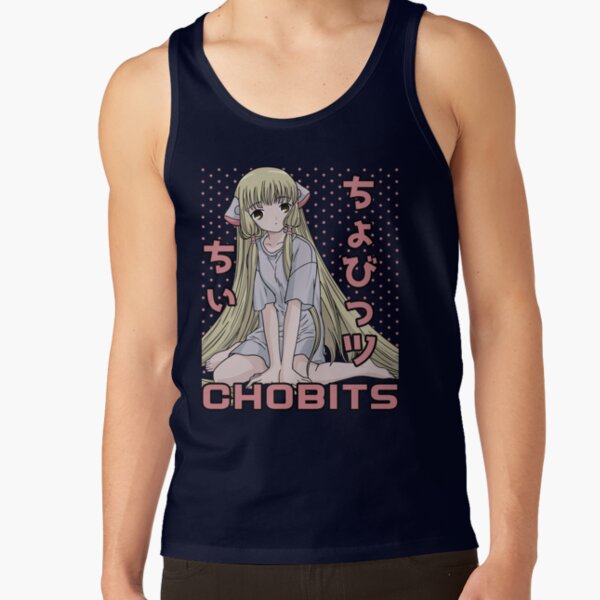 Retro Graphic Design Chobits Tank Top - Image 5