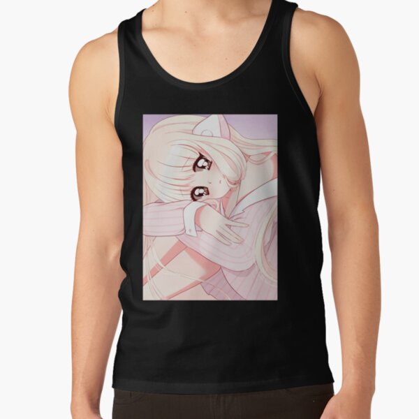 Retro Inspired Graphic Artwork Chobits Tank Top - Image 2