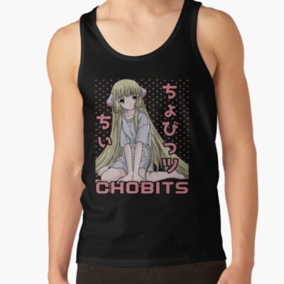Retro Graphic Design Chobits Tank Top