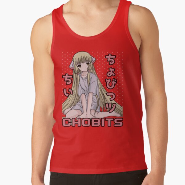 Retro Graphic Design Chobits Tank Top - Image 4