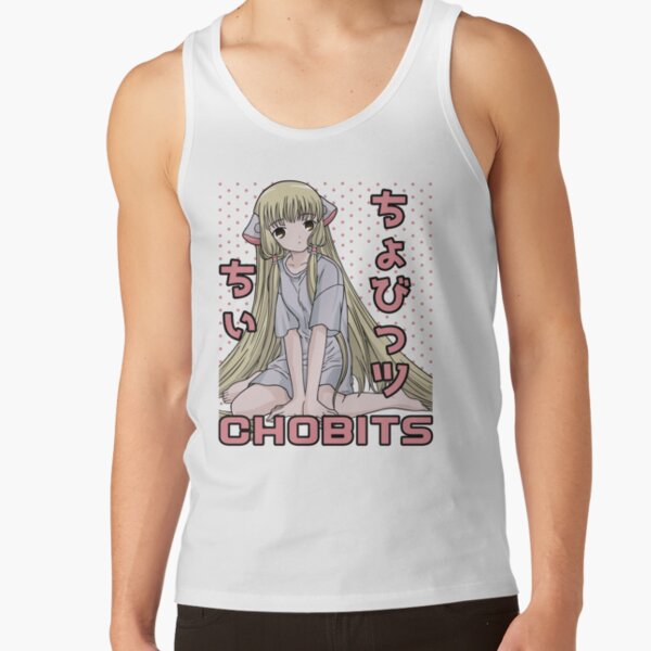 Retro Graphic Design Chobits Tank Top - Image 2