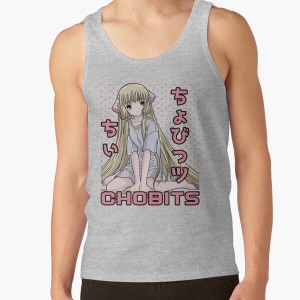 Retro Graphic Design Chobits Tank Top - Image 3