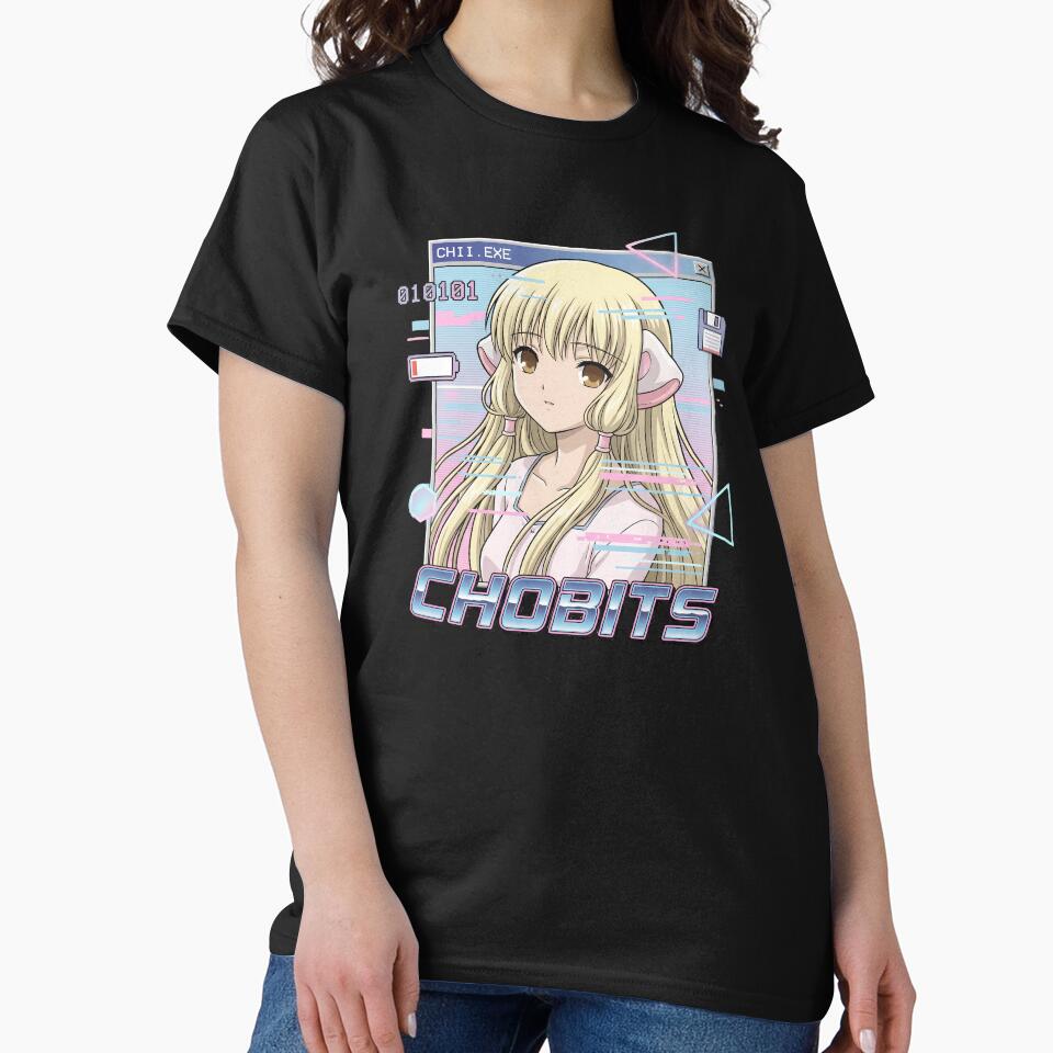 Vintage Iconic Tribute Artwork Chobits T-shirt