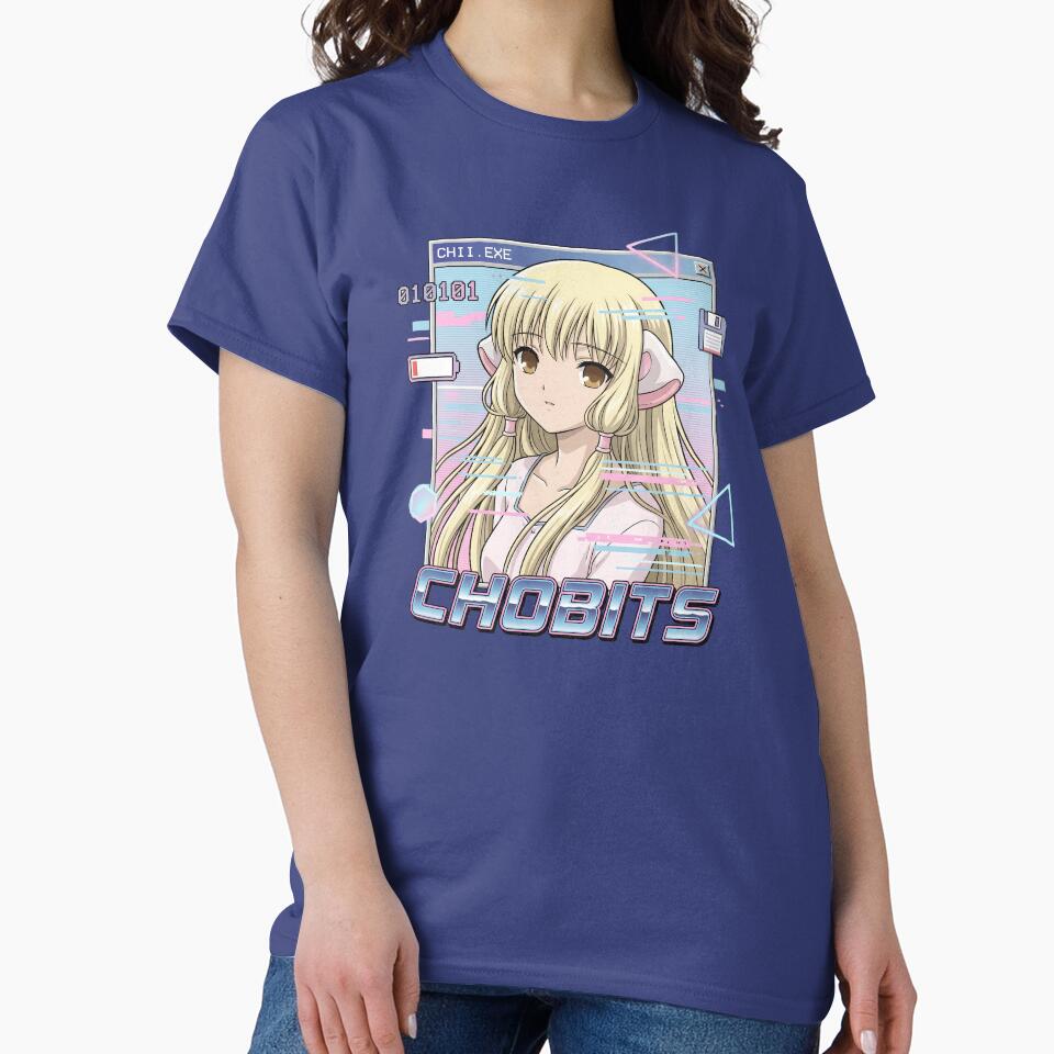 Vintage Iconic Tribute Artwork Chobits T-shirt - Image 4