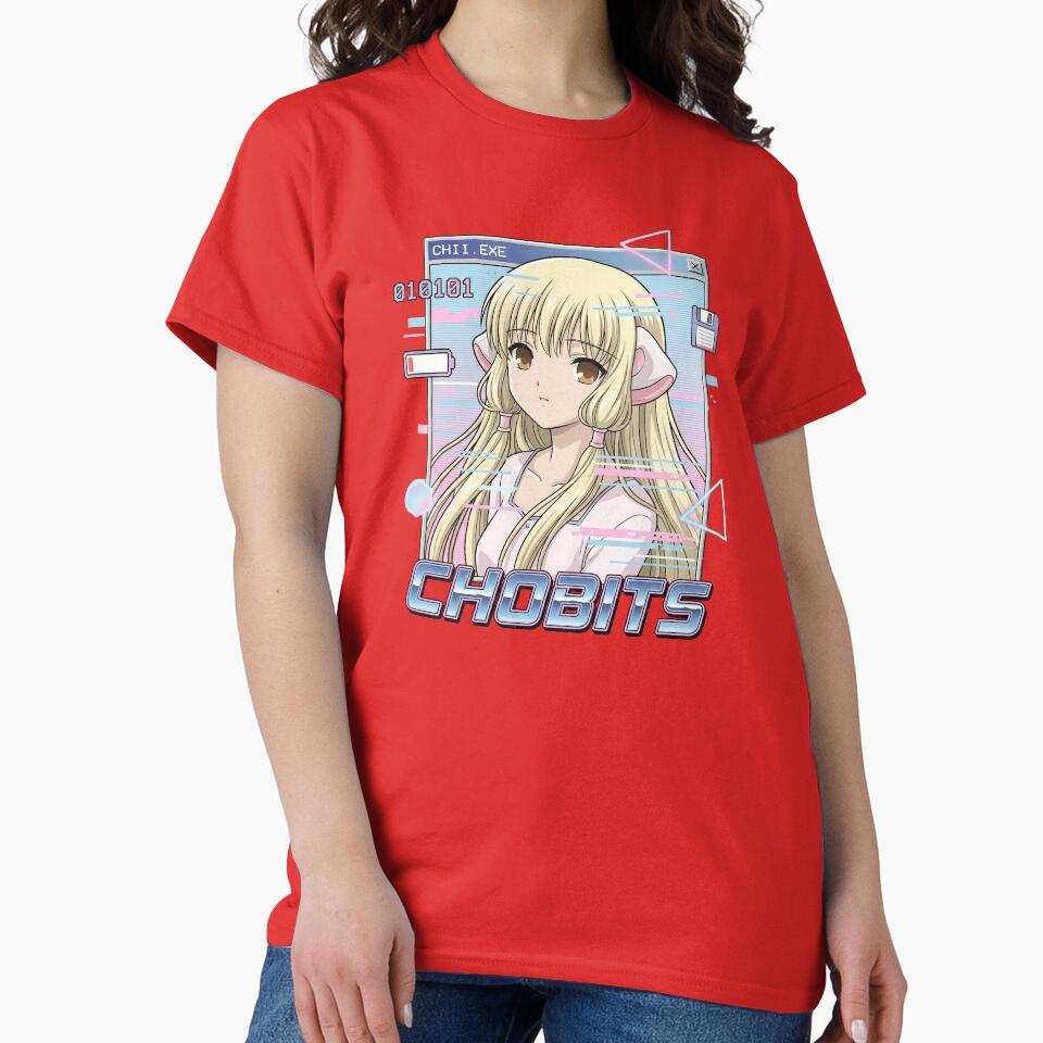 Vintage Iconic Tribute Artwork Chobits T-shirt - Image 5