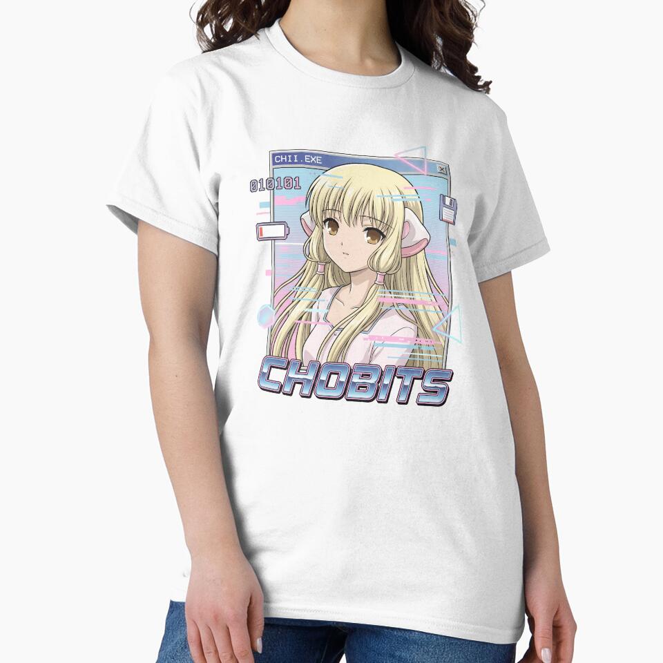 Vintage Iconic Tribute Artwork Chobits T-shirt - Image 2