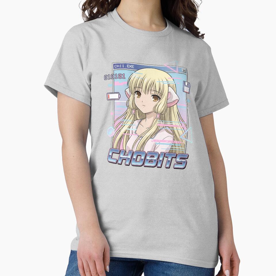 Vintage Iconic Tribute Artwork Chobits T-shirt - Image 3