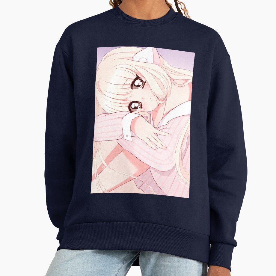 Retro Inspired Graphic Artwork Chobits Sweatshirt - Image 5