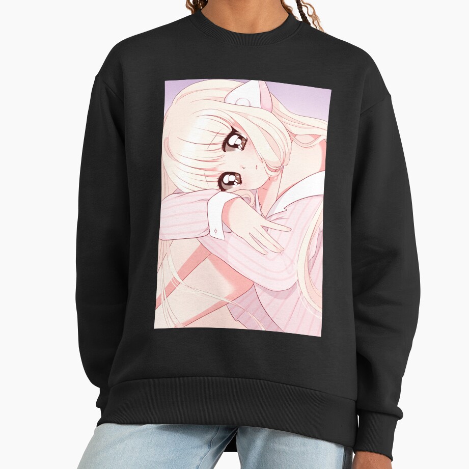 Retro Inspired Graphic Artwork Chobits Sweatshirt - Image 2