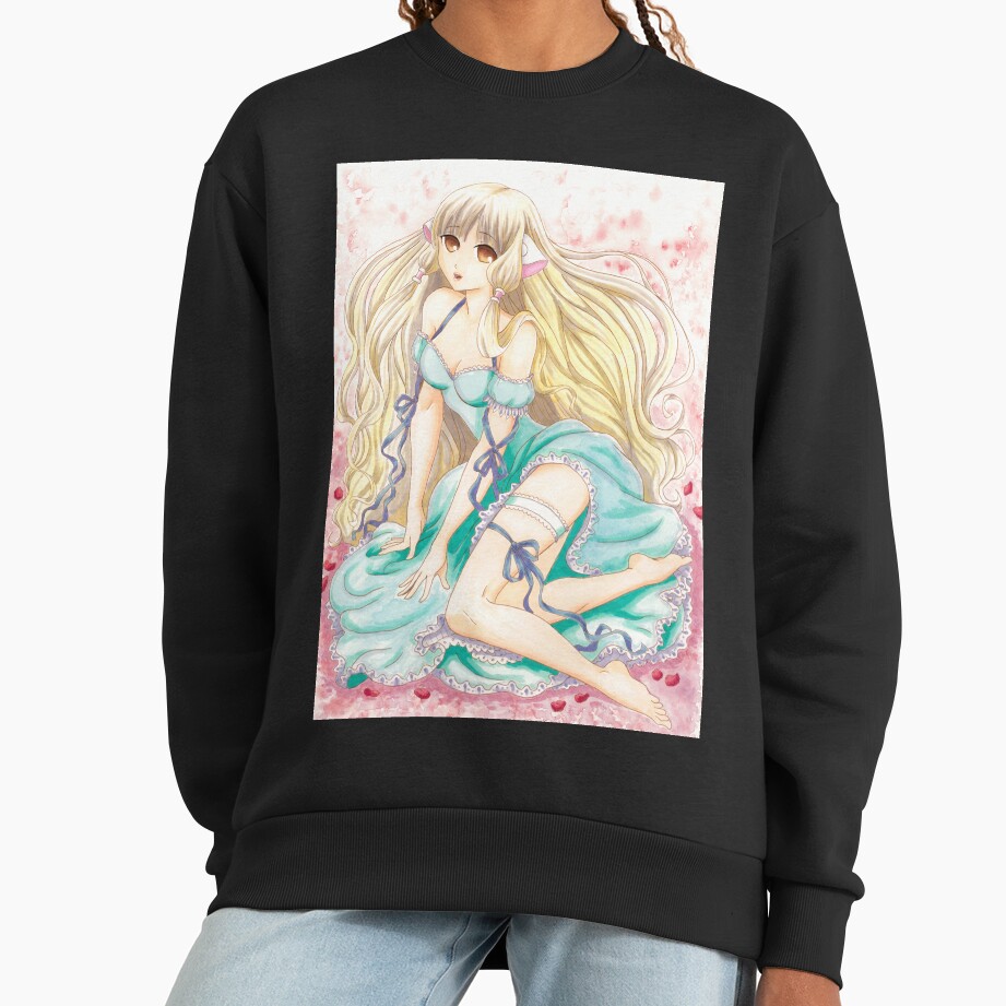Collectible Classic Graphic Print Chobits Sweatshirt - Image 3
