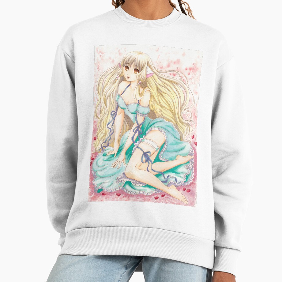 Collectible Classic Graphic Print Chobits Sweatshirt - Image 2