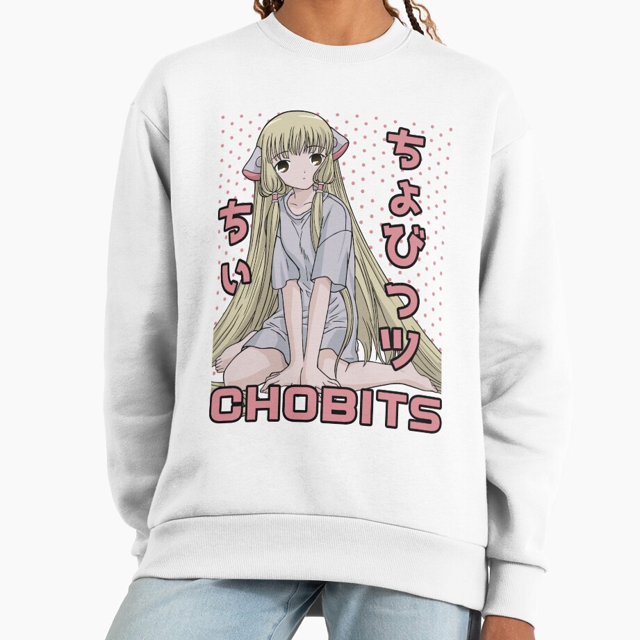 Retro Graphic Design Chobits Sweatshirt - Image 2
