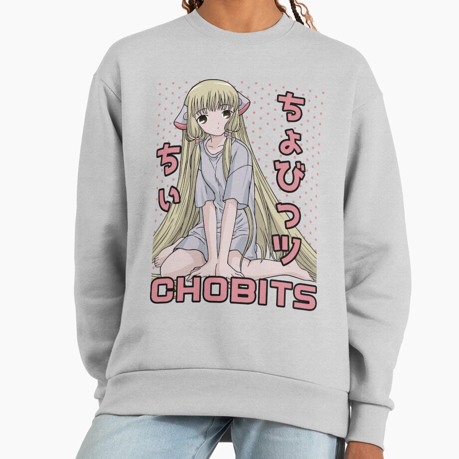 Retro Graphic Design Chobits Sweatshirt - Image 4