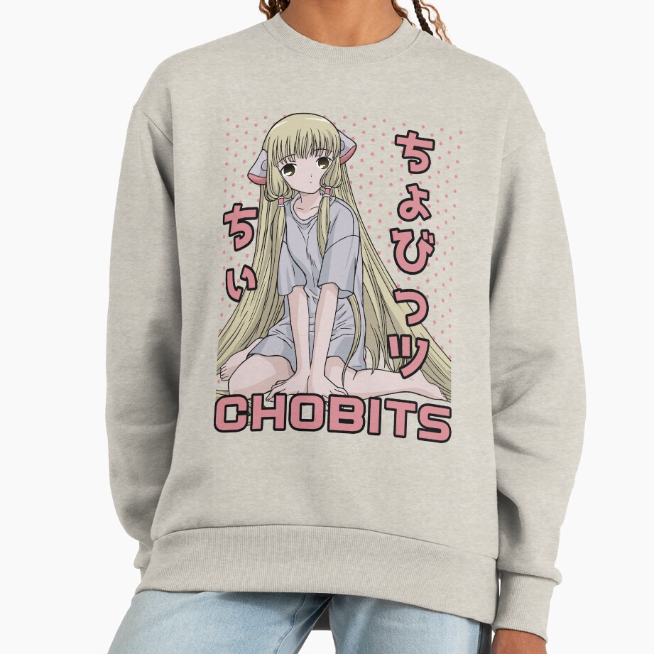 Retro Graphic Design Chobits Sweatshirt - Image 3