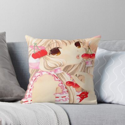 Modern Graphic Print Collection Chobits Throw Pillow